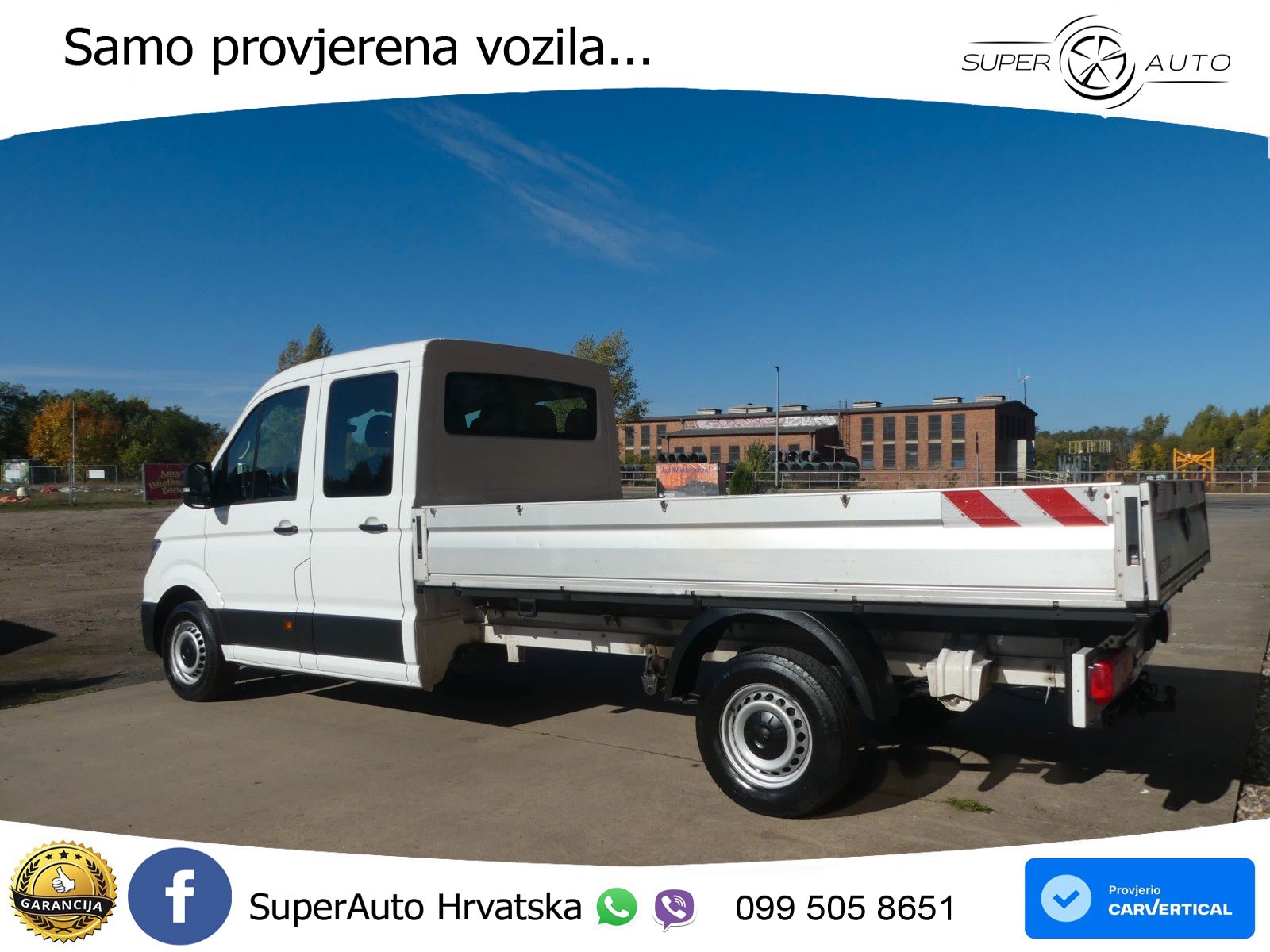 Volkswagen Crafter Pritsche 35 lang Doppelkabine/ HU/AU NEU 140 KS