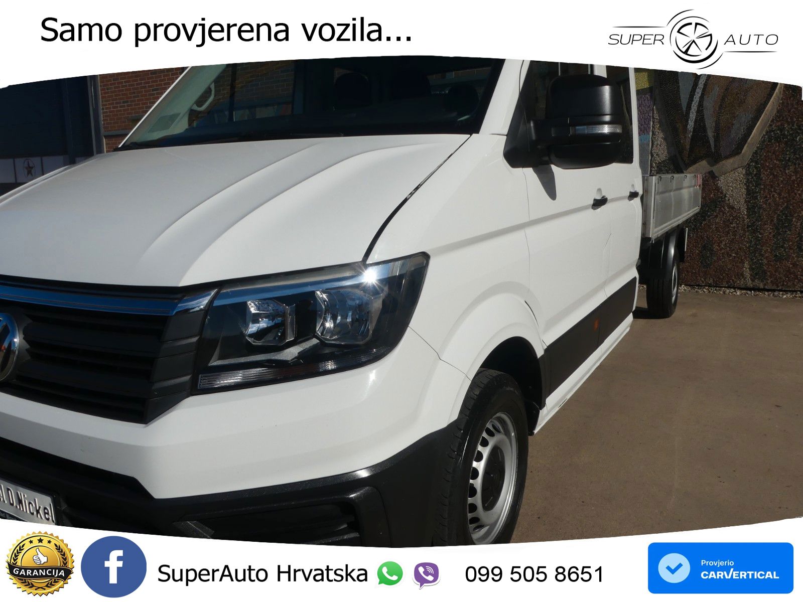 Volkswagen Crafter Pritsche 35 lang Doppelkabine/ HU/AU NEU 140 KS