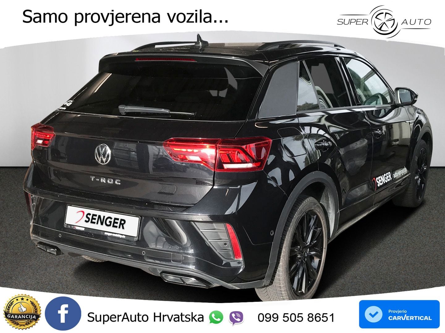 Volkswagen T-Roc 1.5 TSI (150 KS) DSG R-Line LED+GR SJED+ACC