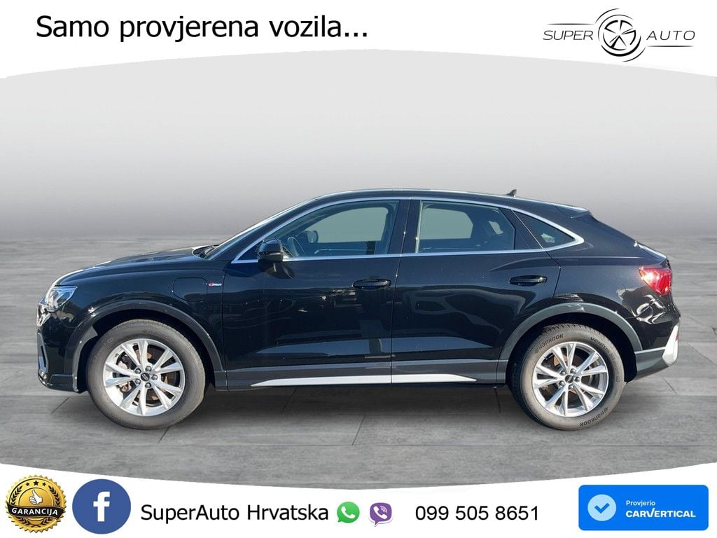 Audi Q3 Sportback 45 TFSIe (245 KS) S tronic S line LED+GR SJED+ACC