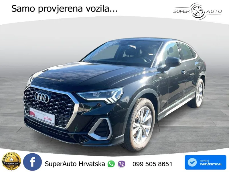 Audi Q3 Sportback 45 TFSIe (245 KS) S tronic S line LED+GR SJED+ACC