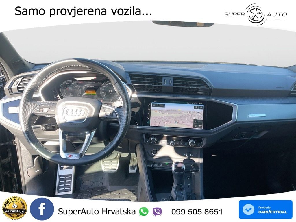 Audi Q3 Sportback 45 TFSIe (245 KS) S tronic S line LED+GR SJED+ACC