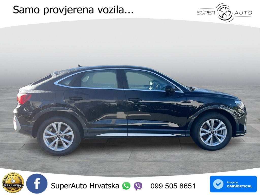 Audi Q3 Sportback 45 TFSIe (245 KS) S tronic S line LED+GR SJED+ACC