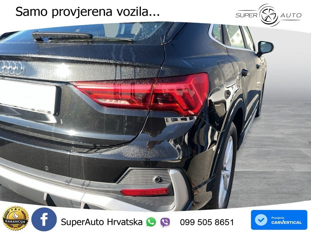 Audi Q3 Sportback 45 TFSIe (245 KS) S tronic S line LED+GR SJED+ACC