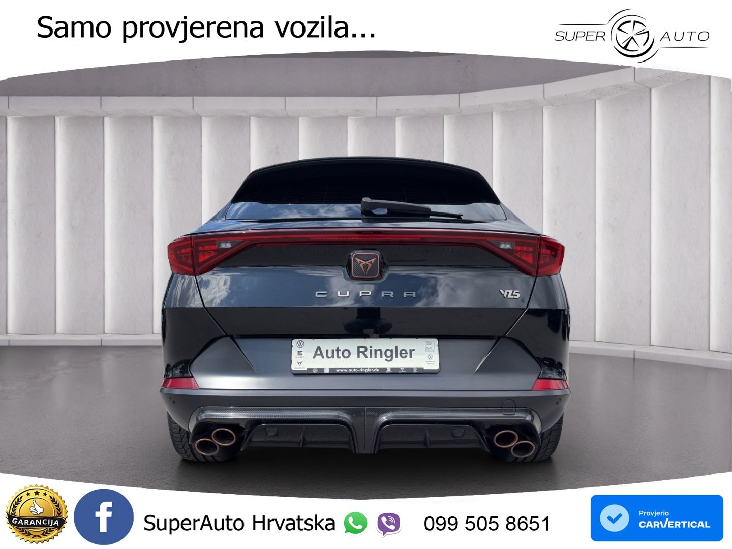 Cupra Formentor VZ5 2.5 TSI (390 KS) 4Drive DSG LED+GR SJED+ACC