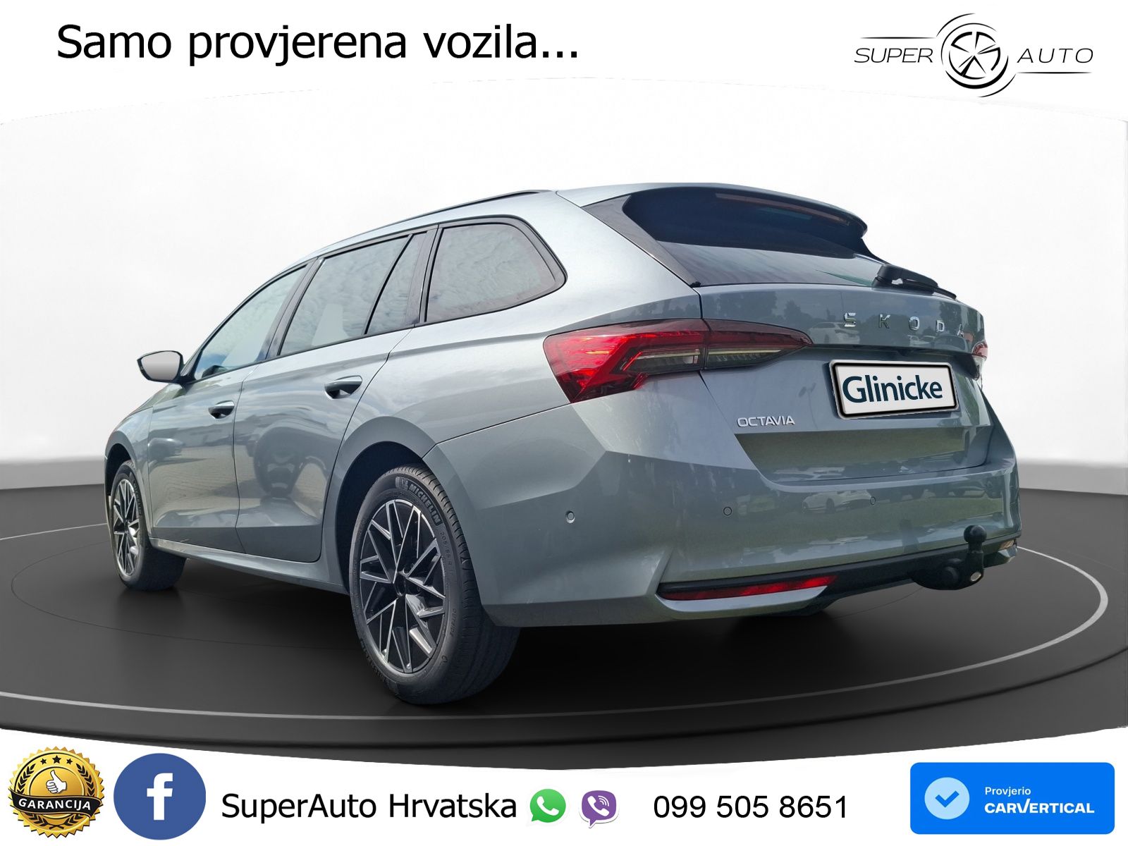 Škoda Octavia Combi 1.5 TSI (150 KS) DSG LED+GR SJED+ACC
