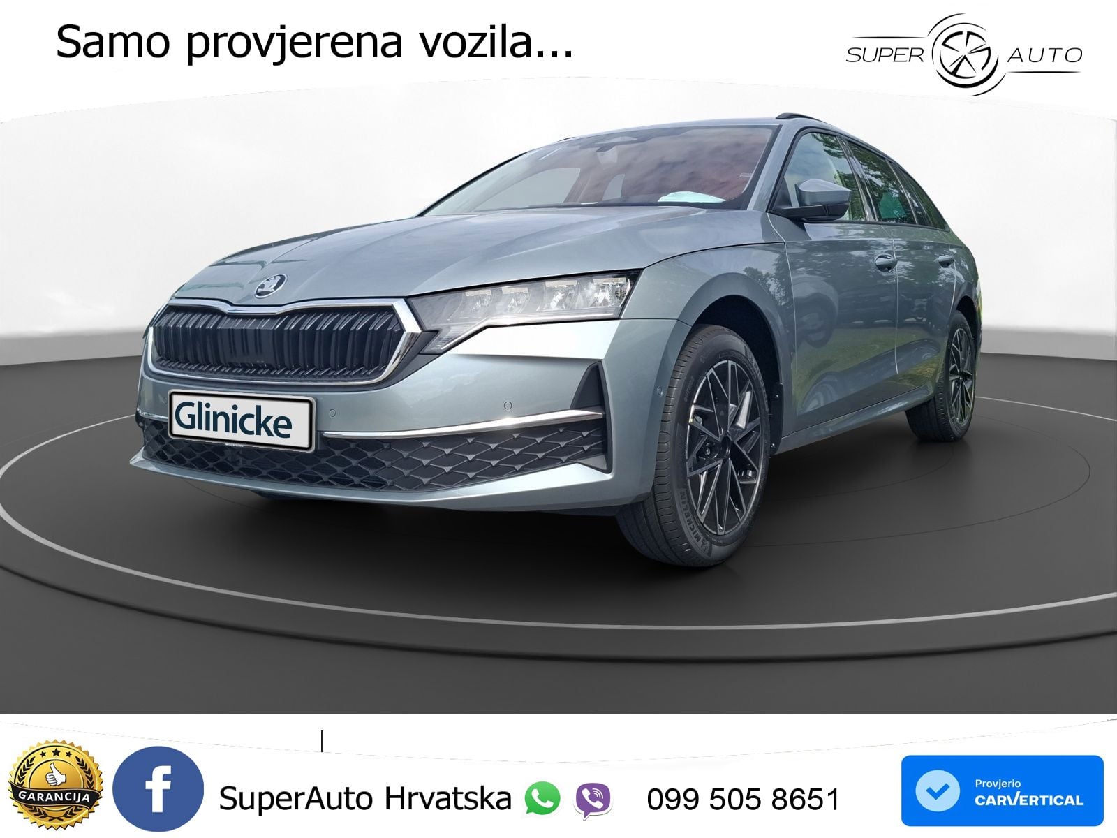 Škoda Octavia Combi 1.5 TSI (150 KS) DSG LED+GR SJED+ACC