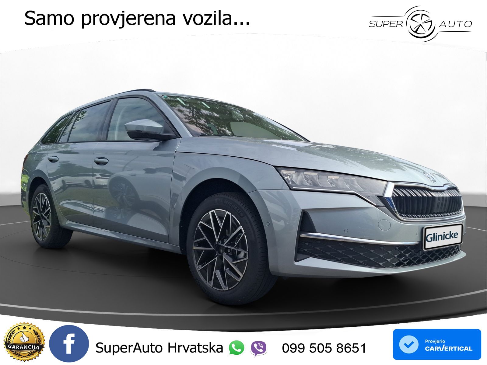 Škoda Octavia Combi 1.5 TSI (150 KS) DSG LED+GR SJED+ACC