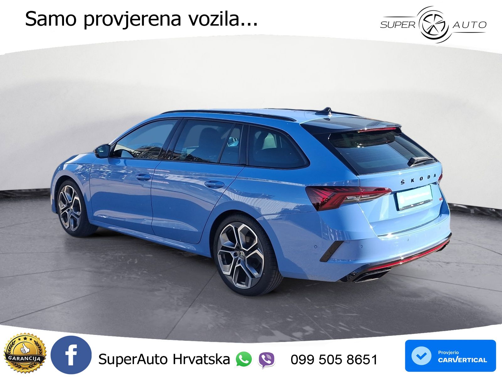 Škoda Octavia Combi RS 2.0 TDI (200 KS) DSG LED+GR SJED+ACC