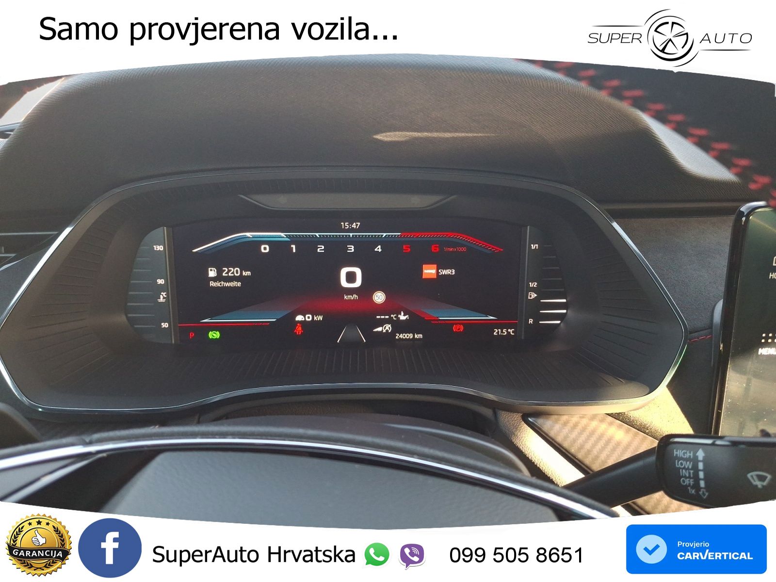 Škoda Octavia Combi RS 2.0 TDI (200 KS) DSG LED+GR SJED+ACC