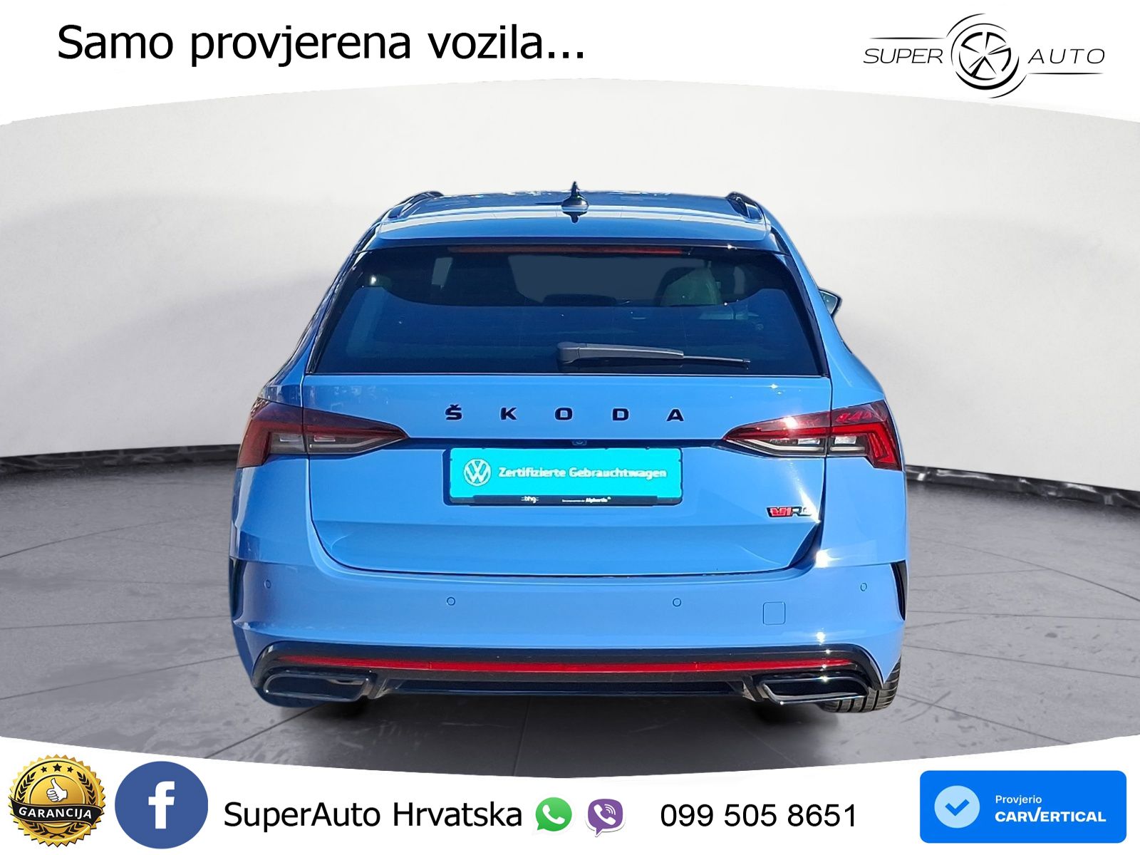 Škoda Octavia Combi RS 2.0 TDI (200 KS) DSG LED+GR SJED+ACC