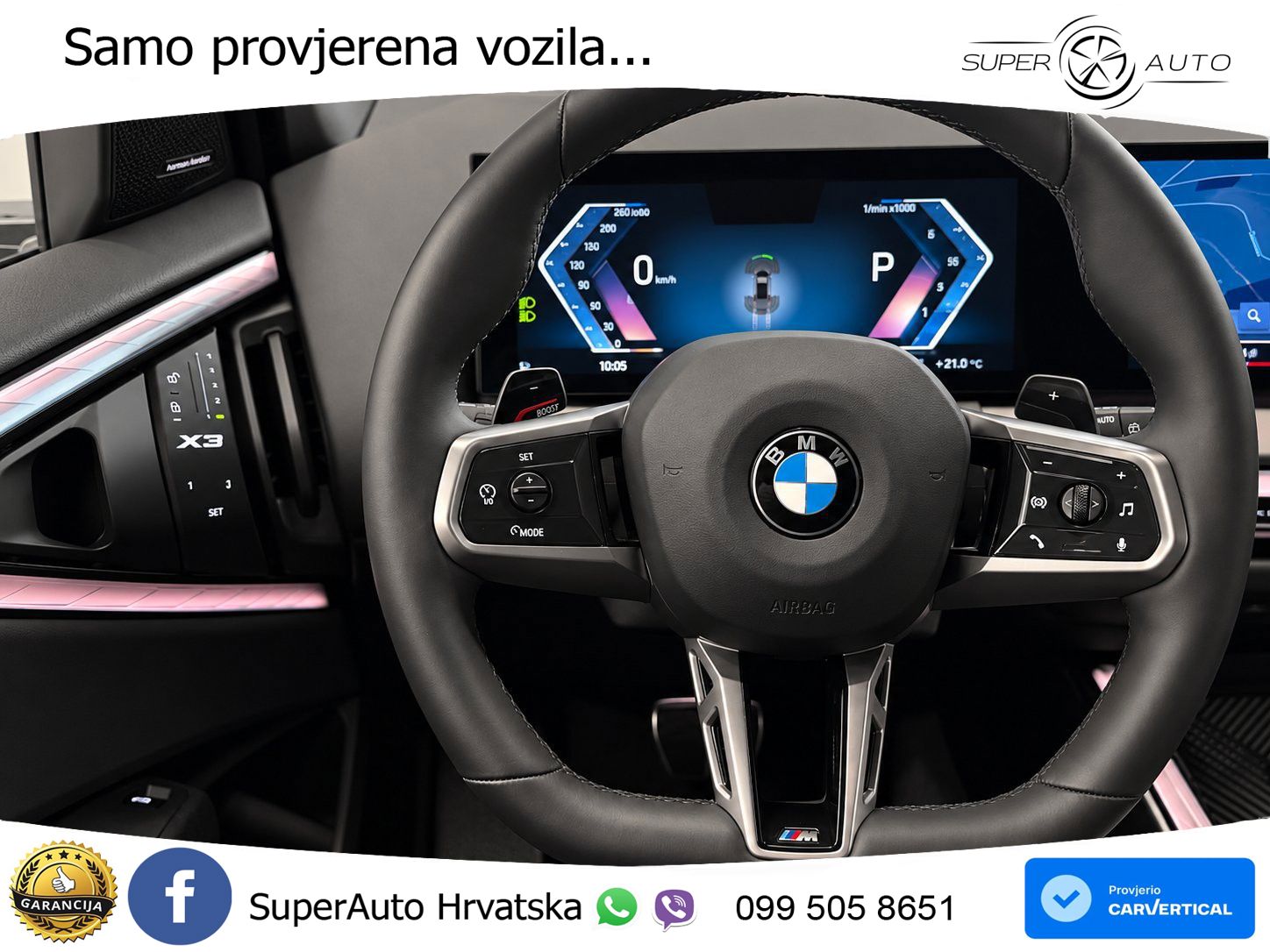 BMW X3 20d xDrive Steptronic M Sport LED+GR SJED+ACC