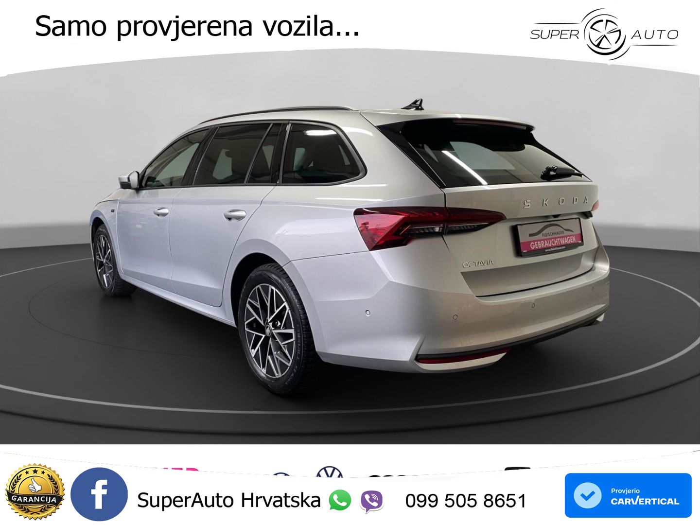 Škoda Octavia Combi 2.0 TDI (150 KS) DSG MATRIX+GR SJED+KAM