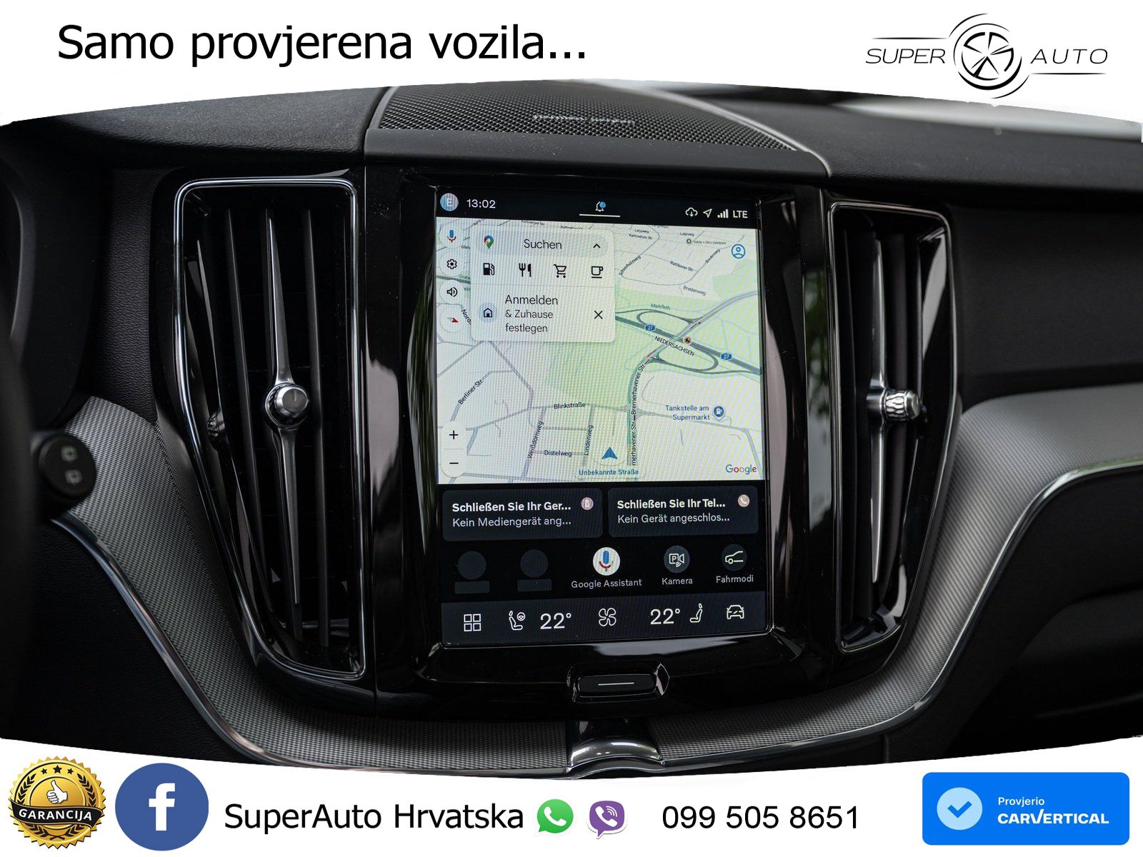 Volvo XC60 B4 Diesel AWD Geartronic ACC+GR SJED+360+PANO