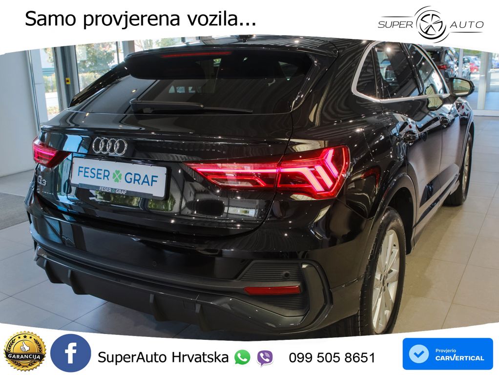 Audi Q3 Sportback 45 TFSIe (245 KS) S tronic S line