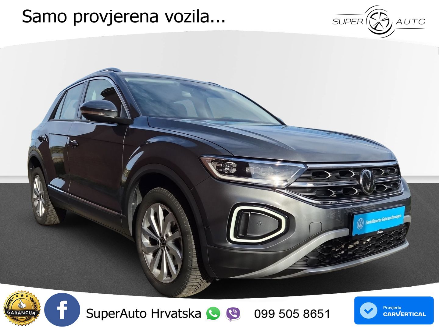 Volkswagen T-Roc 1.5 TSI (150 KS) DSG LED+GR SJED+ACC