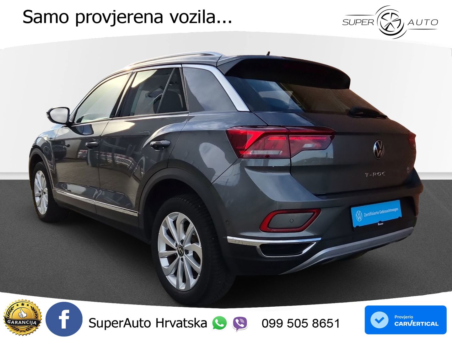 Volkswagen T-Roc 1.5 TSI (150 KS) DSG LED+GR SJED+ACC