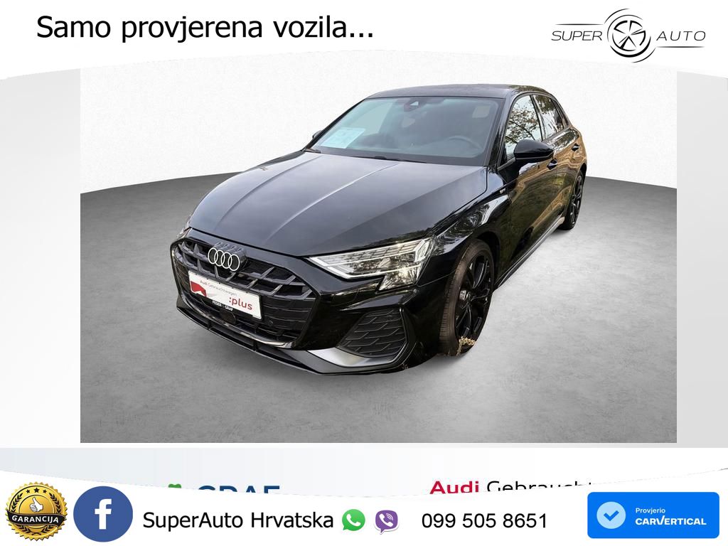 Audi A3 35 TFSI (150 KS) S tronic 2x S line LED+GR SJED+ACC