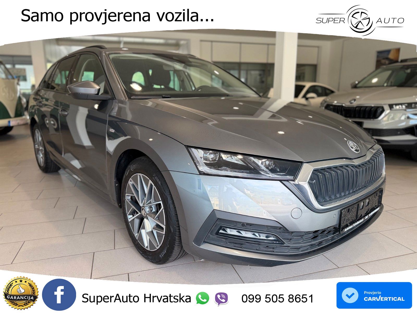 Škoda Octavia Combi 2.0 TDI (150 KS) DSG LED+GR SJED+ACC