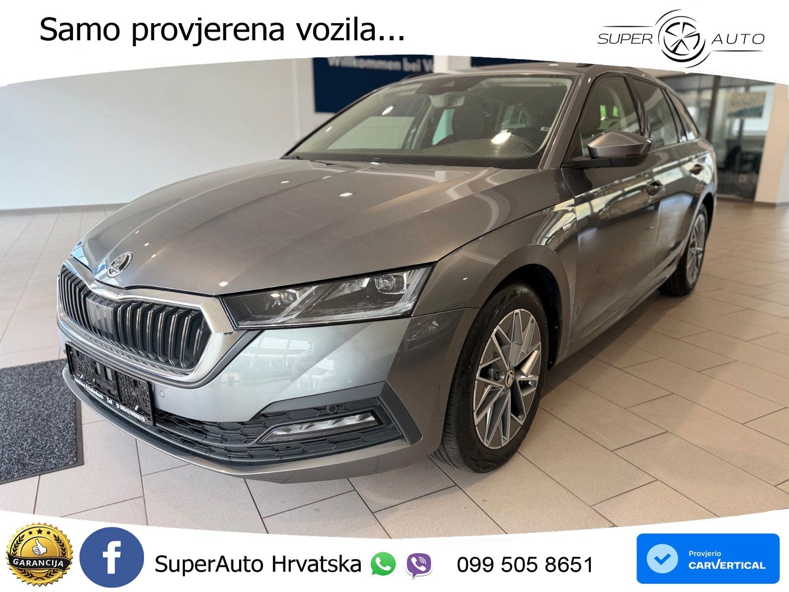 Škoda Octavia Combi 2.0 TDI (150 KS) DSG LED+GR SJED+ACC