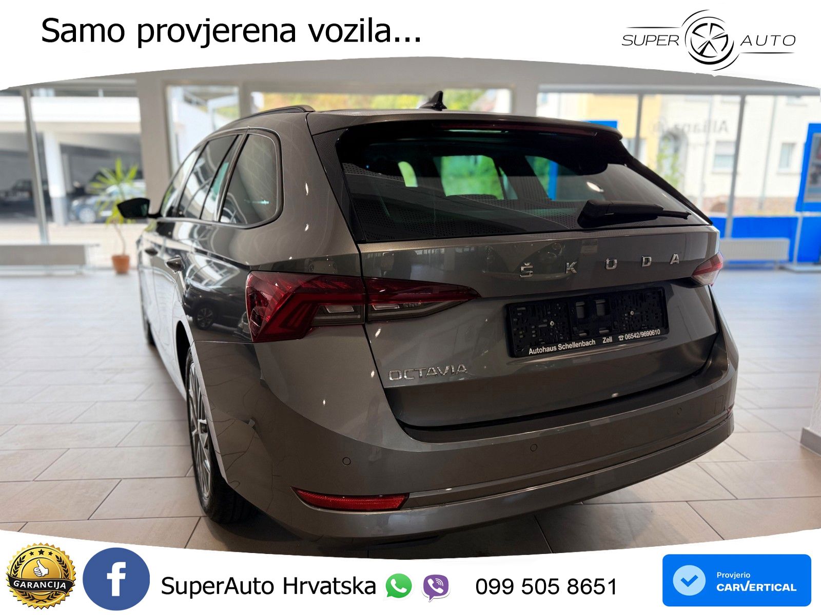 Škoda Octavia Combi 2.0 TDI (150 KS) DSG LED+GR SJED+ACC