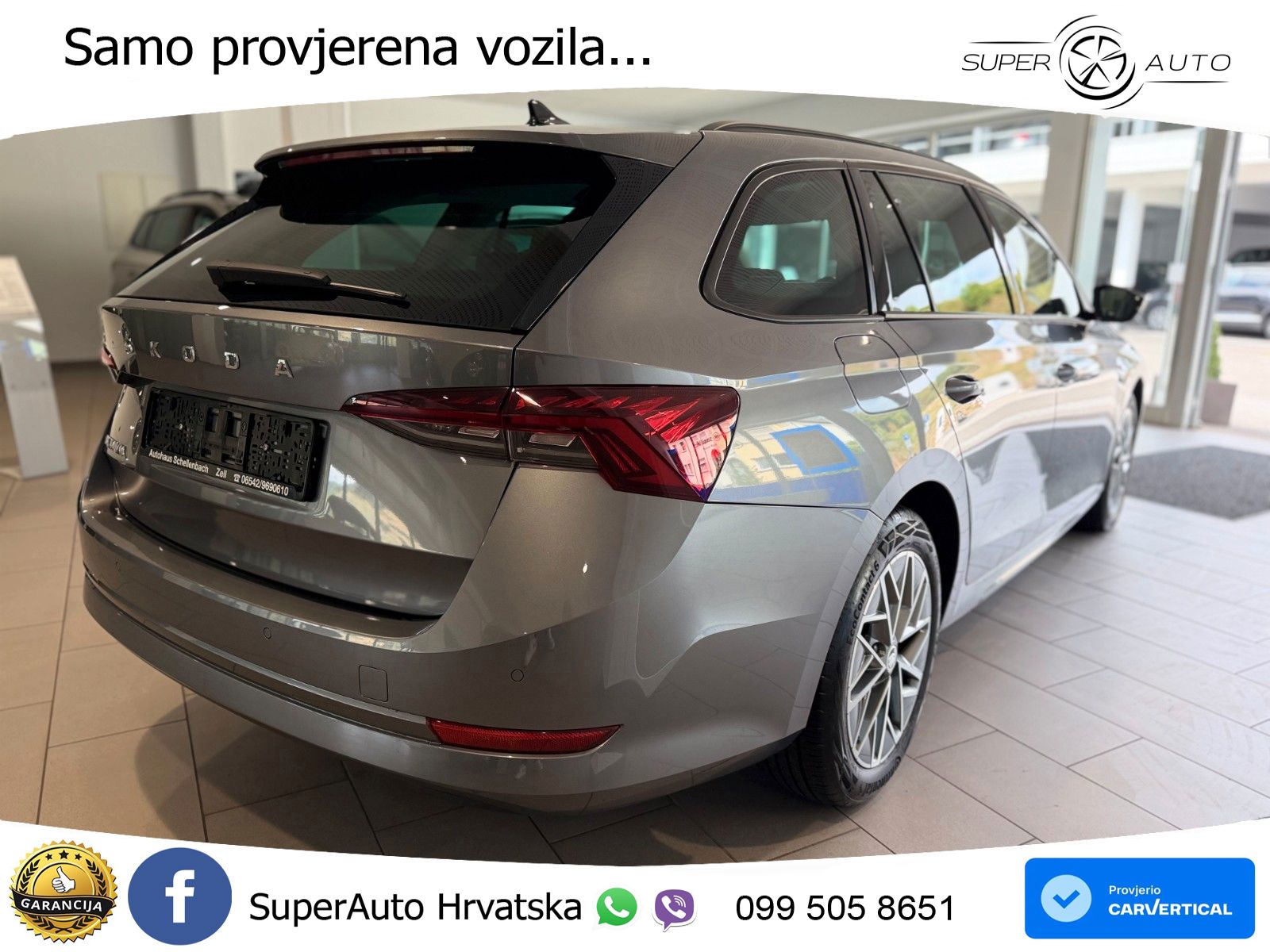 Škoda Octavia Combi 2.0 TDI (150 KS) DSG LED+GR SJED+ACC