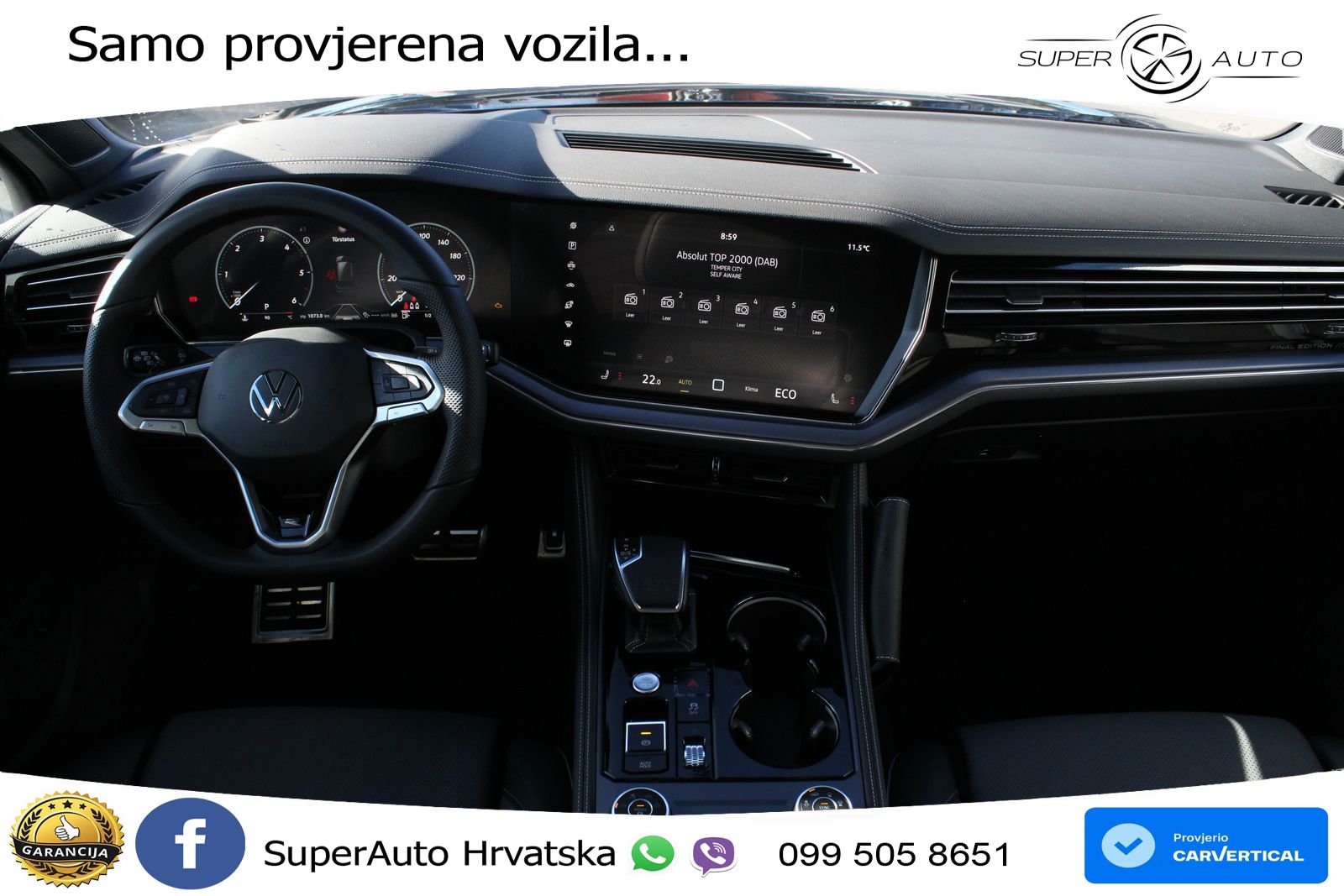 Volkswagen Touareg 3.0 V6 TDI (286 KS) 4MOTION Tiptronic R-Line LED+GR SJED+ACC