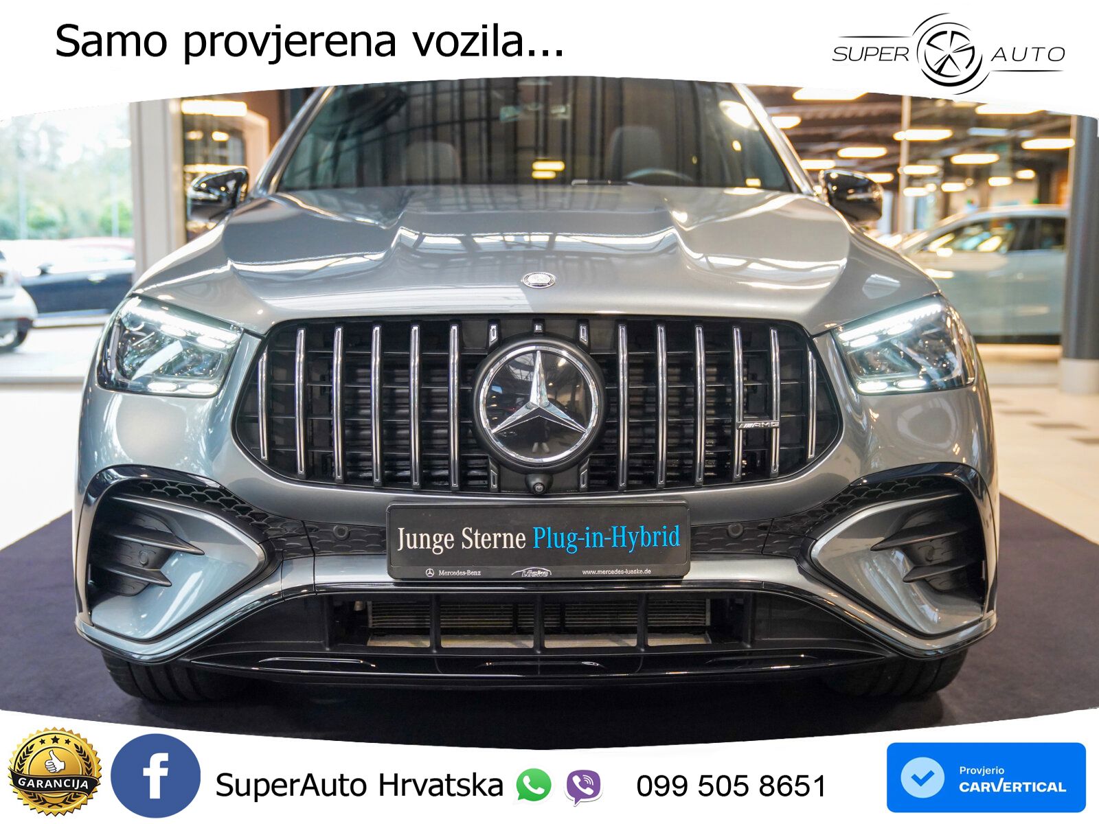 Mercedes AMG GLE 53 (544 KS) Hybrid 4MATIC+ 9G-TRONIC ACC+GR SJED+360+PANO