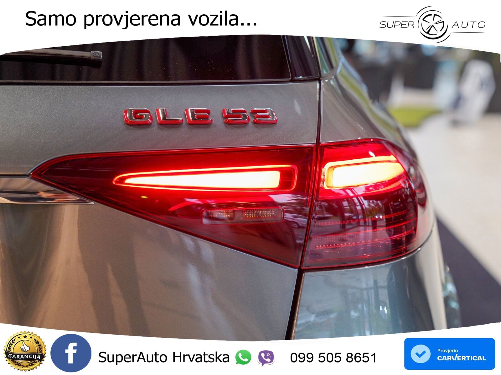 Mercedes AMG GLE 53 (544 KS) Hybrid 4MATIC+ 9G-TRONIC ACC+GR SJED+360+PANO