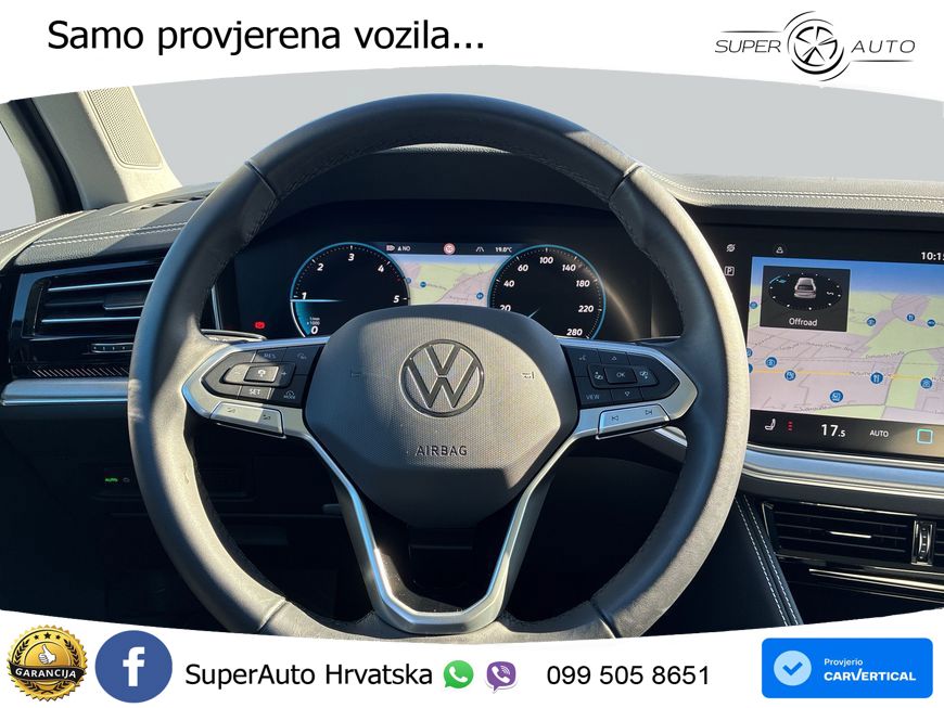 Volkswagen Touareg 3.0 V6 TDI (286 KS) 4MOTION Tiptronic ZRAČNI+ACC+GR SJED+KAM+PANO
