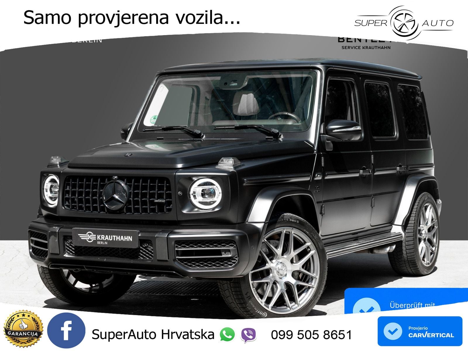 Mercedes AMG G 63 Long V8 (585 KS) 4MATIC 9G-TRONIC AMG SPEEDSHIFT TCT LED+GR SJED+ACC