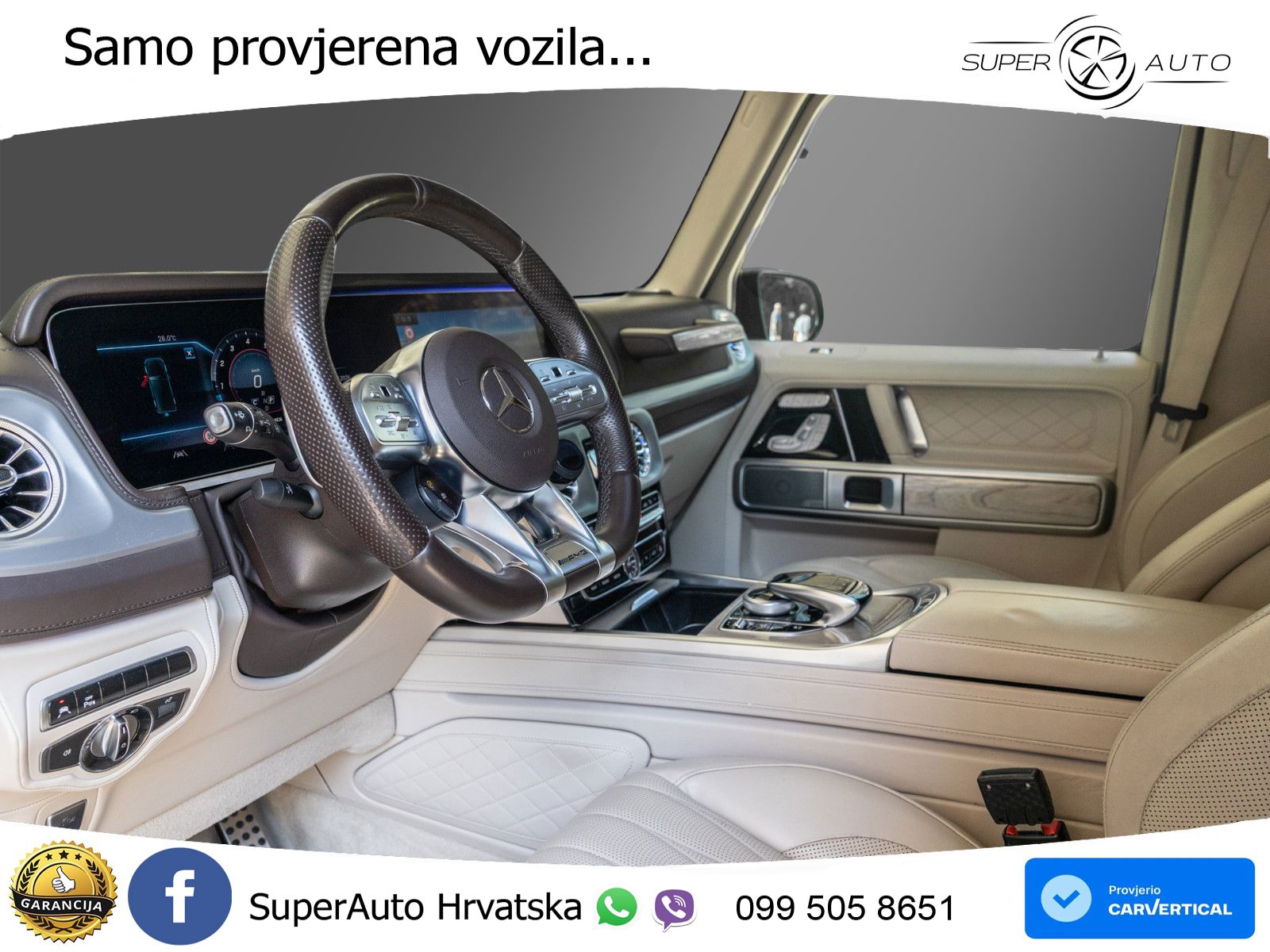Mercedes AMG G 63 Long V8 (585 KS) 4MATIC 9G-TRONIC AMG SPEEDSHIFT TCT LED+GR SJED+ACC