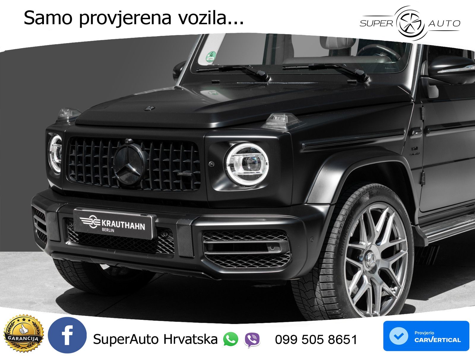 Mercedes AMG G 63 Long V8 (585 KS) 4MATIC 9G-TRONIC AMG SPEEDSHIFT TCT LED+GR SJED+ACC