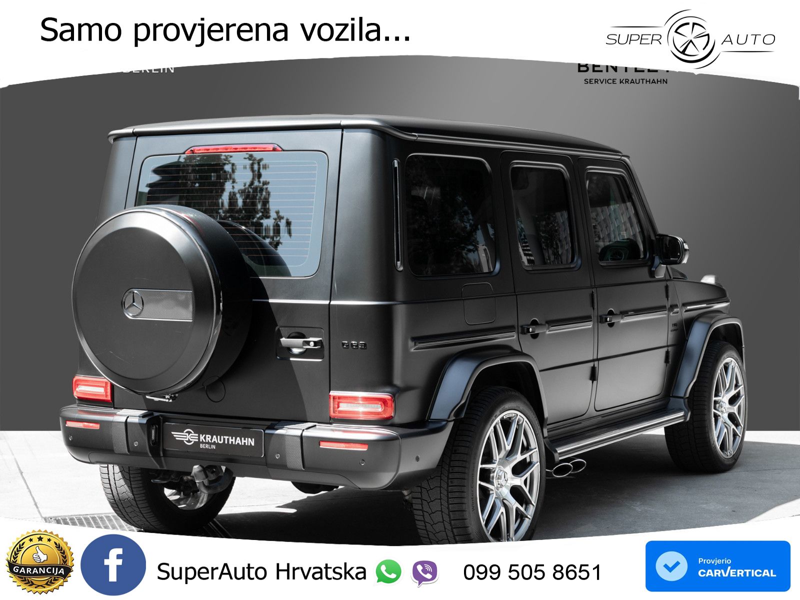 Mercedes AMG G 63 Long V8 (585 KS) 4MATIC 9G-TRONIC AMG SPEEDSHIFT TCT LED+GR SJED+ACC