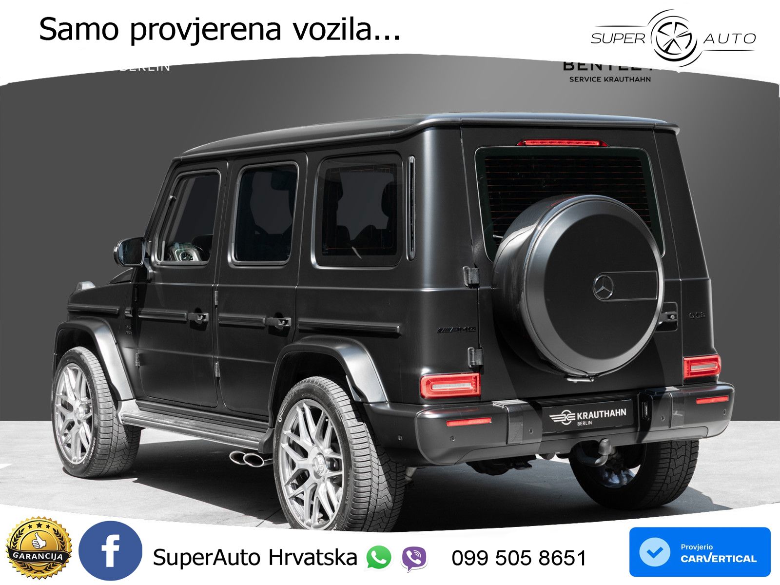 Mercedes AMG G 63 Long V8 (585 KS) 4MATIC 9G-TRONIC AMG SPEEDSHIFT TCT LED+GR SJED+ACC