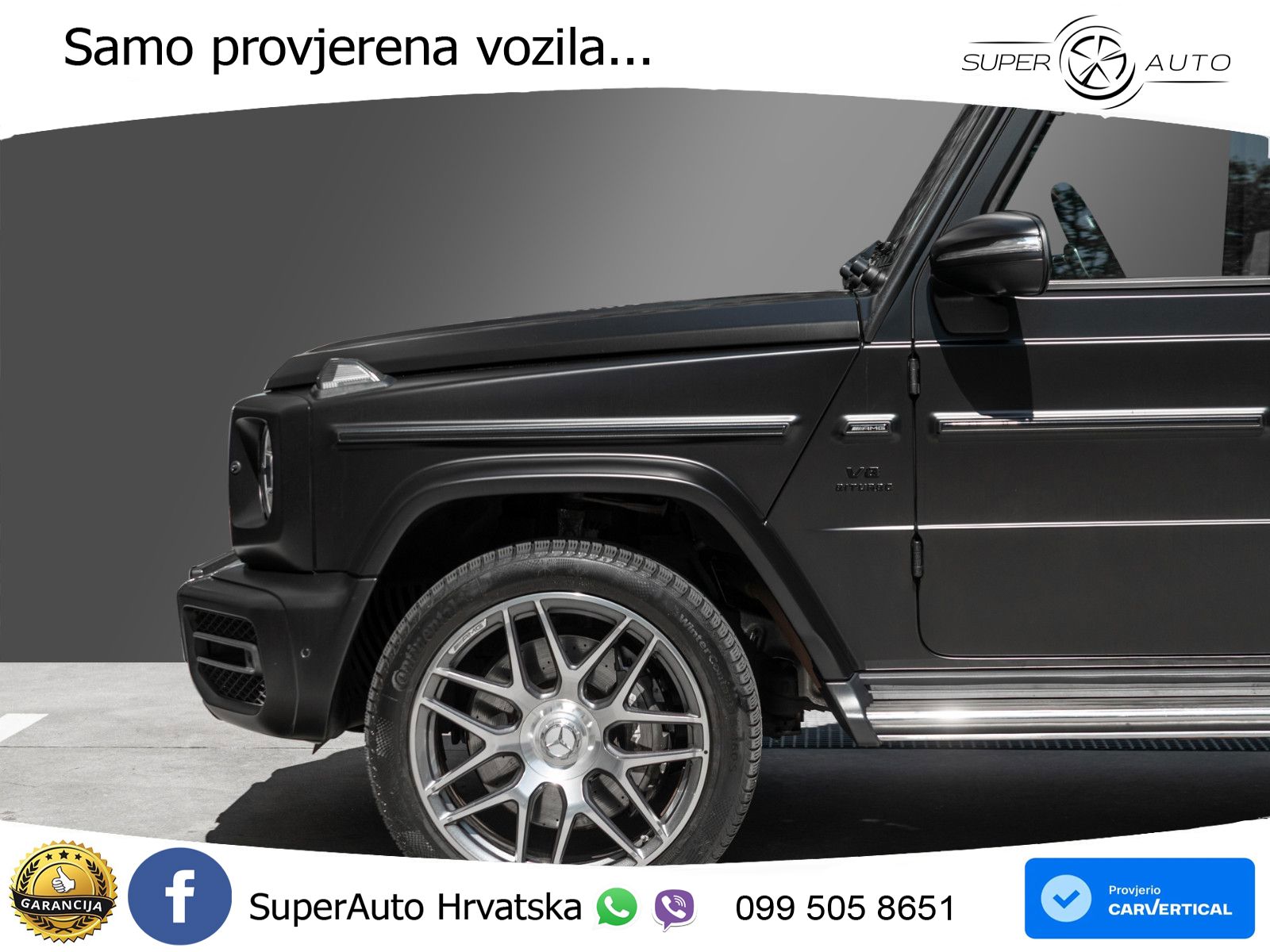 Mercedes AMG G 63 Long V8 (585 KS) 4MATIC 9G-TRONIC AMG SPEEDSHIFT TCT LED+GR SJED+ACC