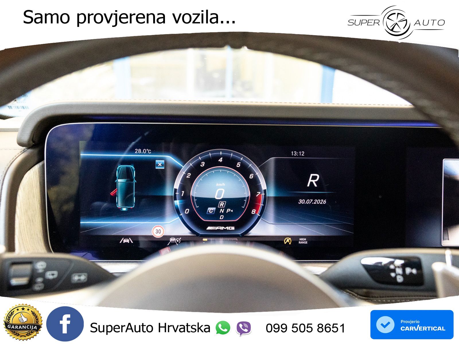 Mercedes AMG G 63 Long V8 (585 KS) 4MATIC 9G-TRONIC AMG SPEEDSHIFT TCT LED+GR SJED+ACC