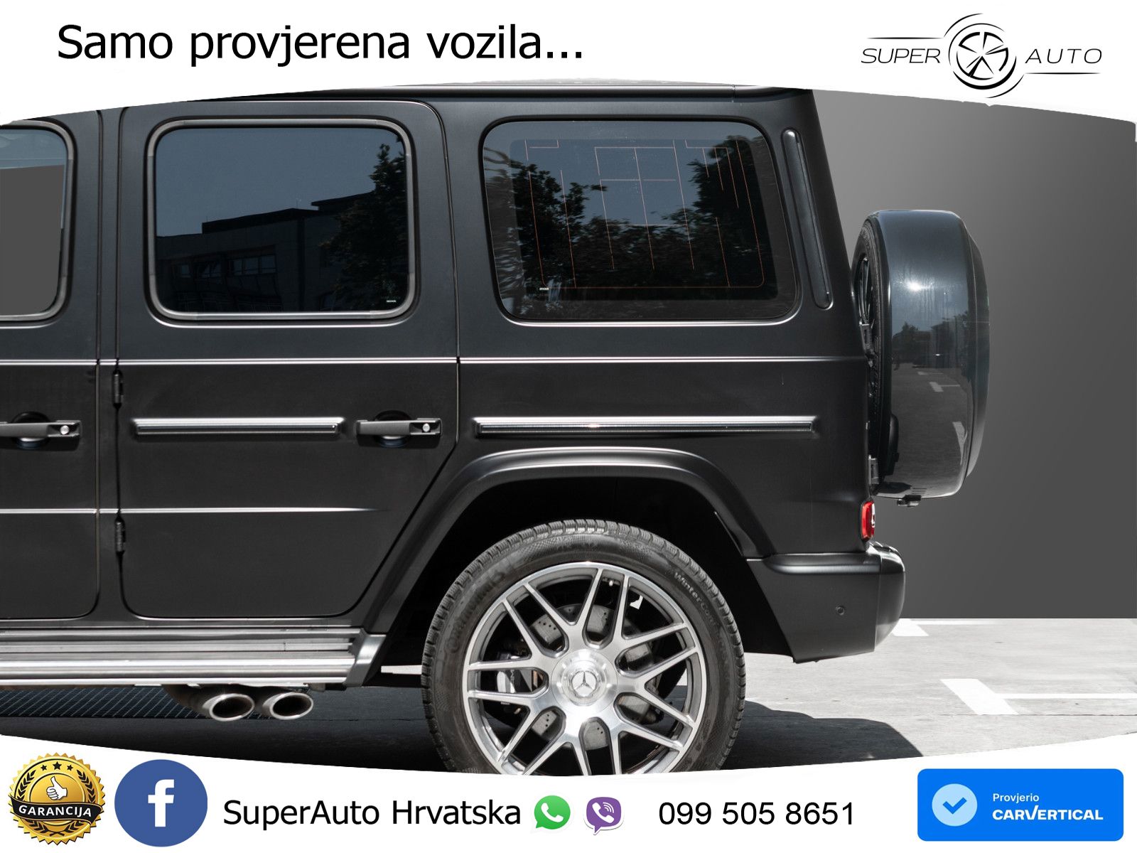 Mercedes AMG G 63 Long V8 (585 KS) 4MATIC 9G-TRONIC AMG SPEEDSHIFT TCT LED+GR SJED+ACC