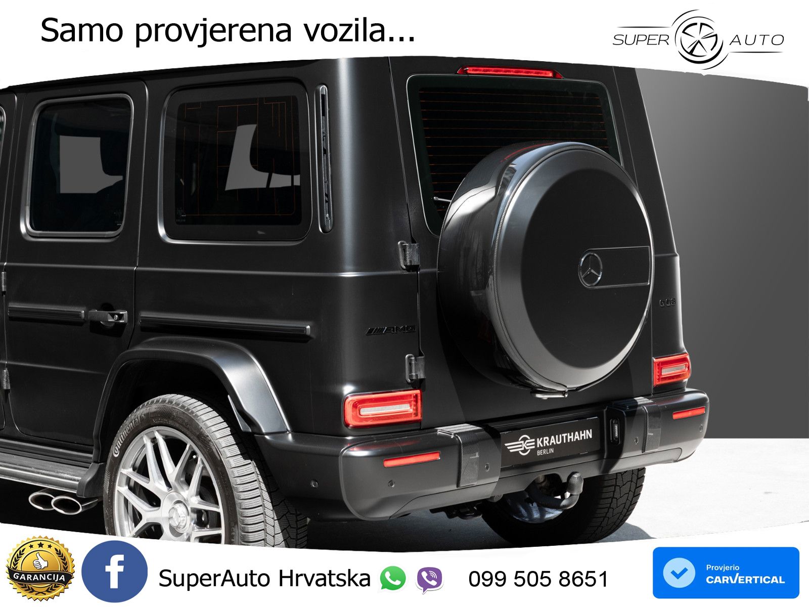 Mercedes AMG G 63 Long V8 (585 KS) 4MATIC 9G-TRONIC AMG SPEEDSHIFT TCT LED+GR SJED+ACC