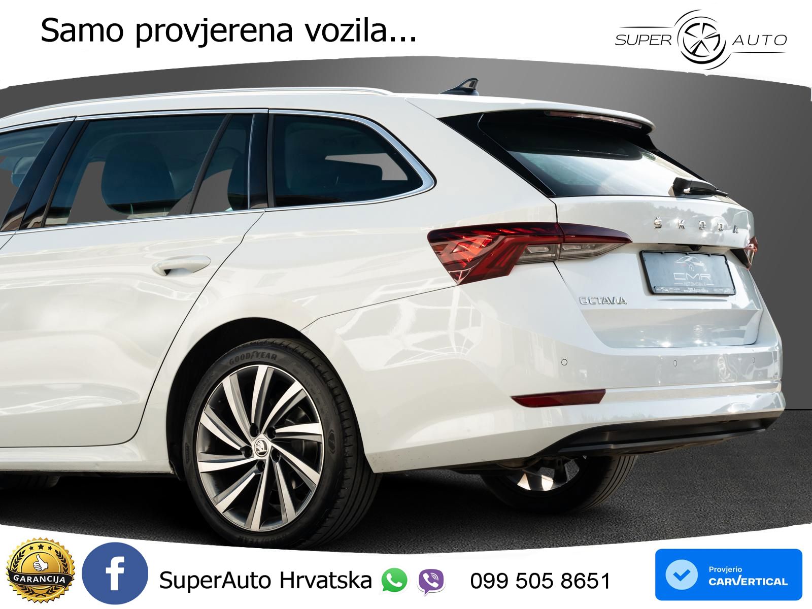 Škoda Octavia Combi 2.0 TDI (150 KS) DSG LED+GR SJED+ACC