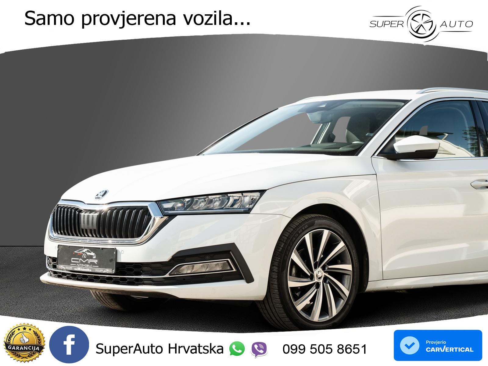 Škoda Octavia Combi 2.0 TDI (150 KS) DSG LED+GR SJED+ACC