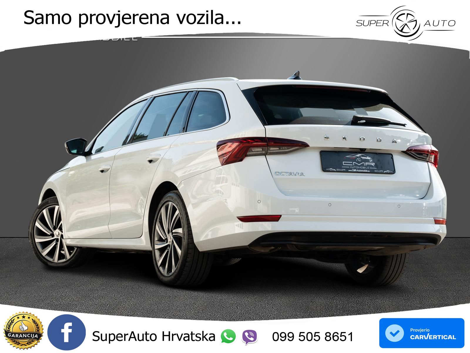 Škoda Octavia Combi 2.0 TDI (150 KS) DSG LED+GR SJED+ACC