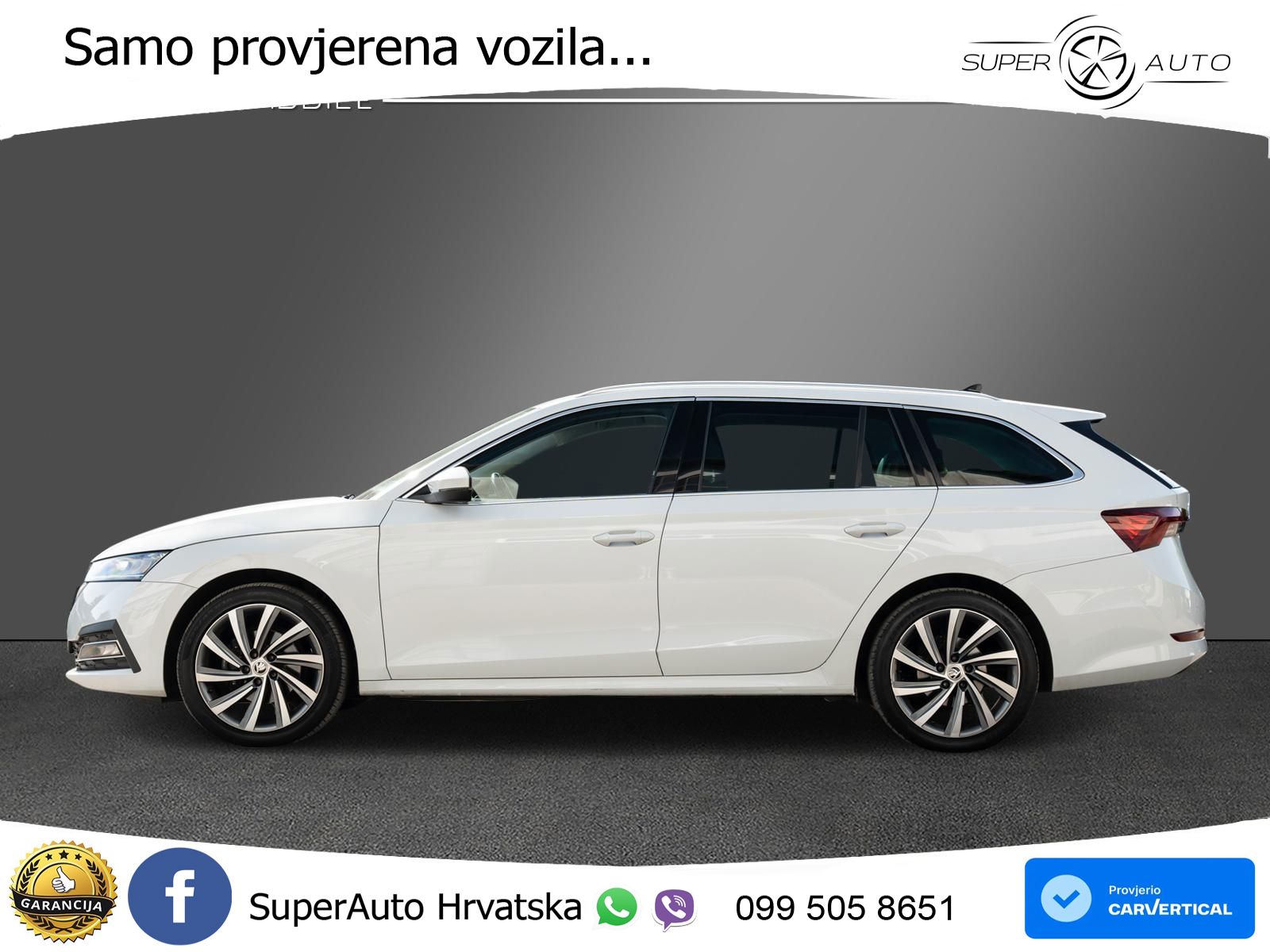 Škoda Octavia Combi 2.0 TDI (150 KS) DSG LED+GR SJED+ACC