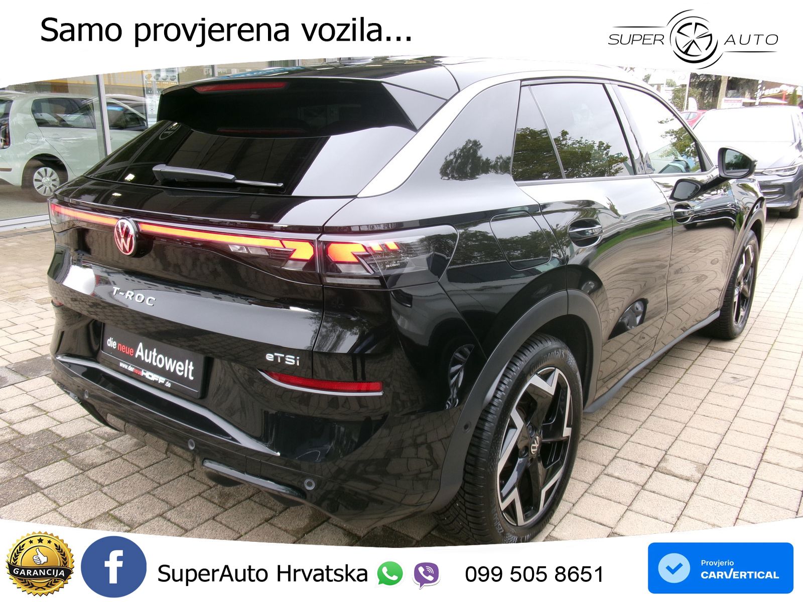 Volkswagen T-Roc 1.5 eTSI (150 KS)  DSG R-Line MATRIX+GR SJED+KAM