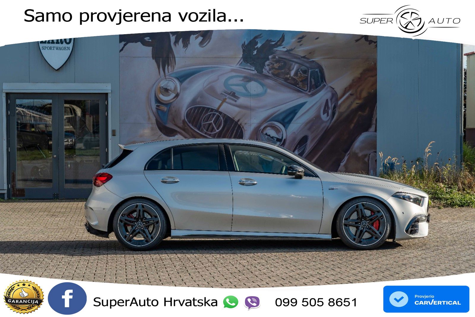 Mercedes-Benz AMG A 45 S 4MATIC+ AMG SPEEDSHIFT DCT 8G ACC+HEAD+GR SJED+360+PANO