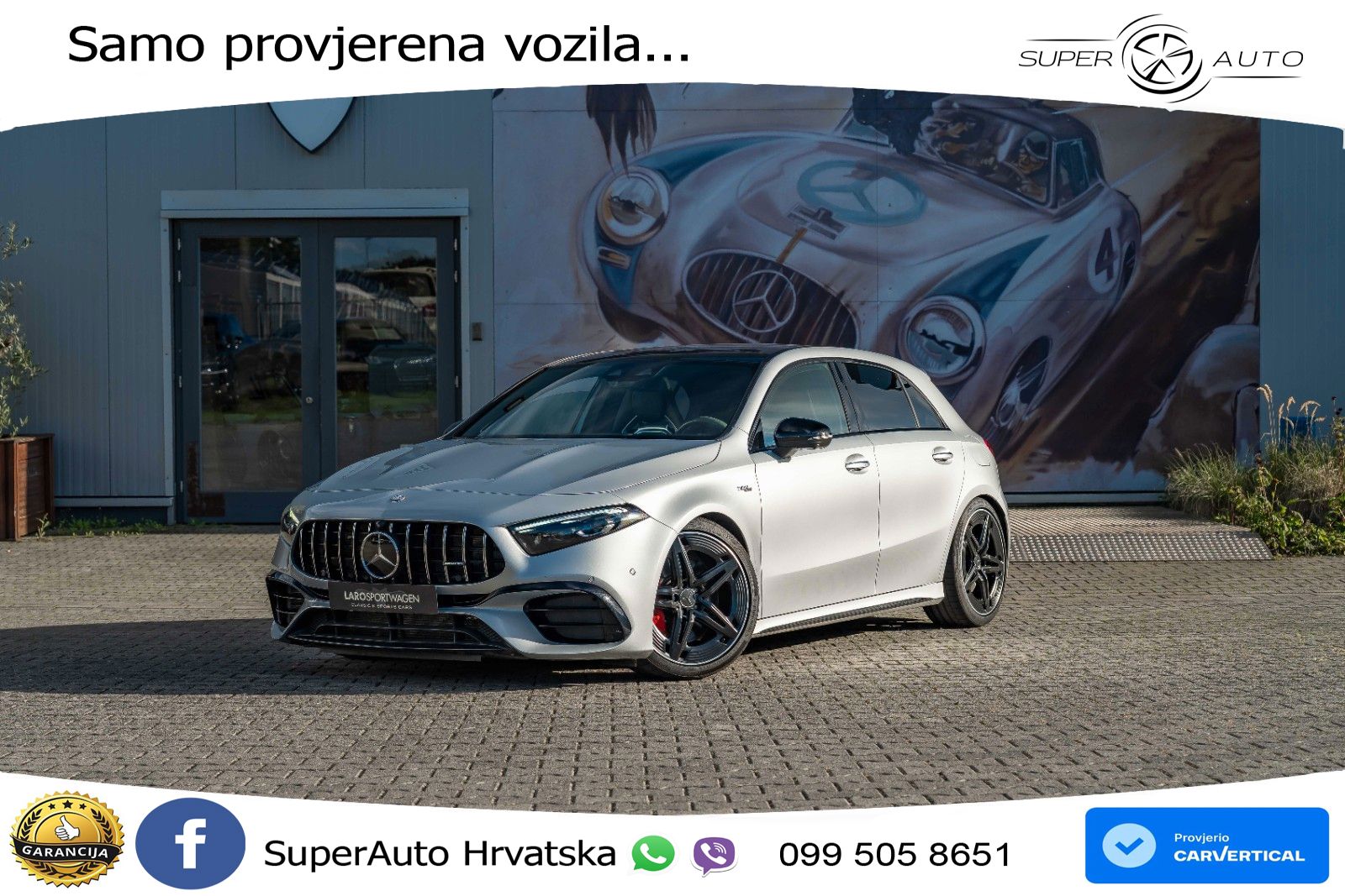 Mercedes-Benz AMG A 45 S 4MATIC+ AMG SPEEDSHIFT DCT 8G ACC+HEAD+GR SJED+360+PANO