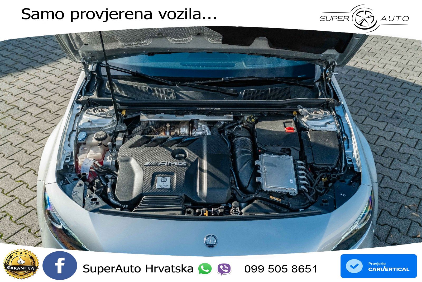 Mercedes-Benz AMG A 45 S 4MATIC+ AMG SPEEDSHIFT DCT 8G ACC+HEAD+GR SJED+360+PANO