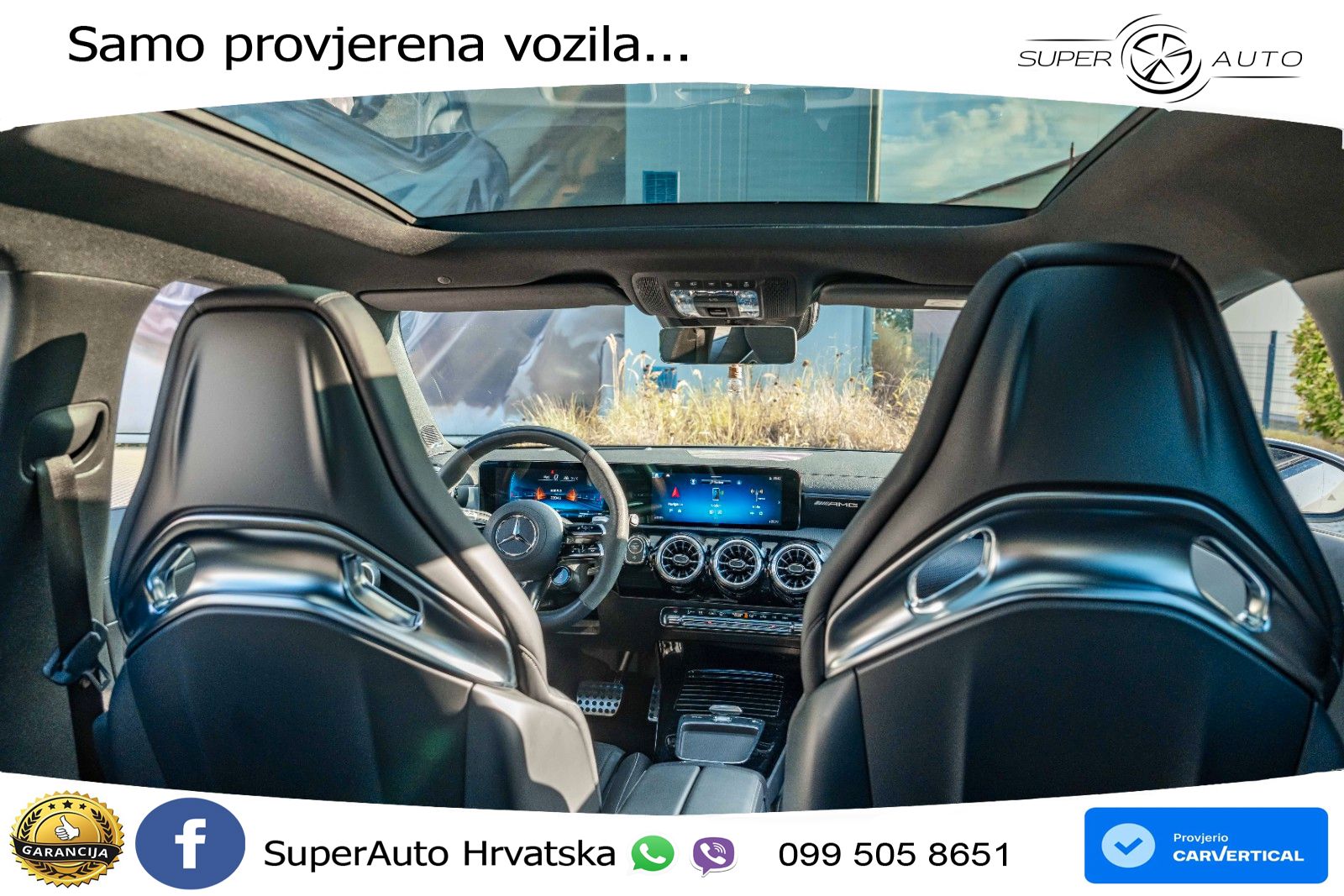 Mercedes-Benz AMG A 45 S 4MATIC+ AMG SPEEDSHIFT DCT 8G ACC+HEAD+GR SJED+360+PANO
