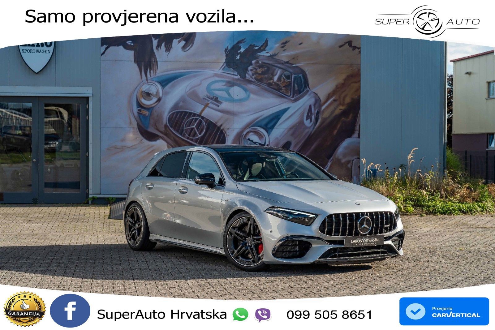 Mercedes-Benz AMG A 45 S 4MATIC+ AMG SPEEDSHIFT DCT 8G ACC+HEAD+GR SJED+360+PANO