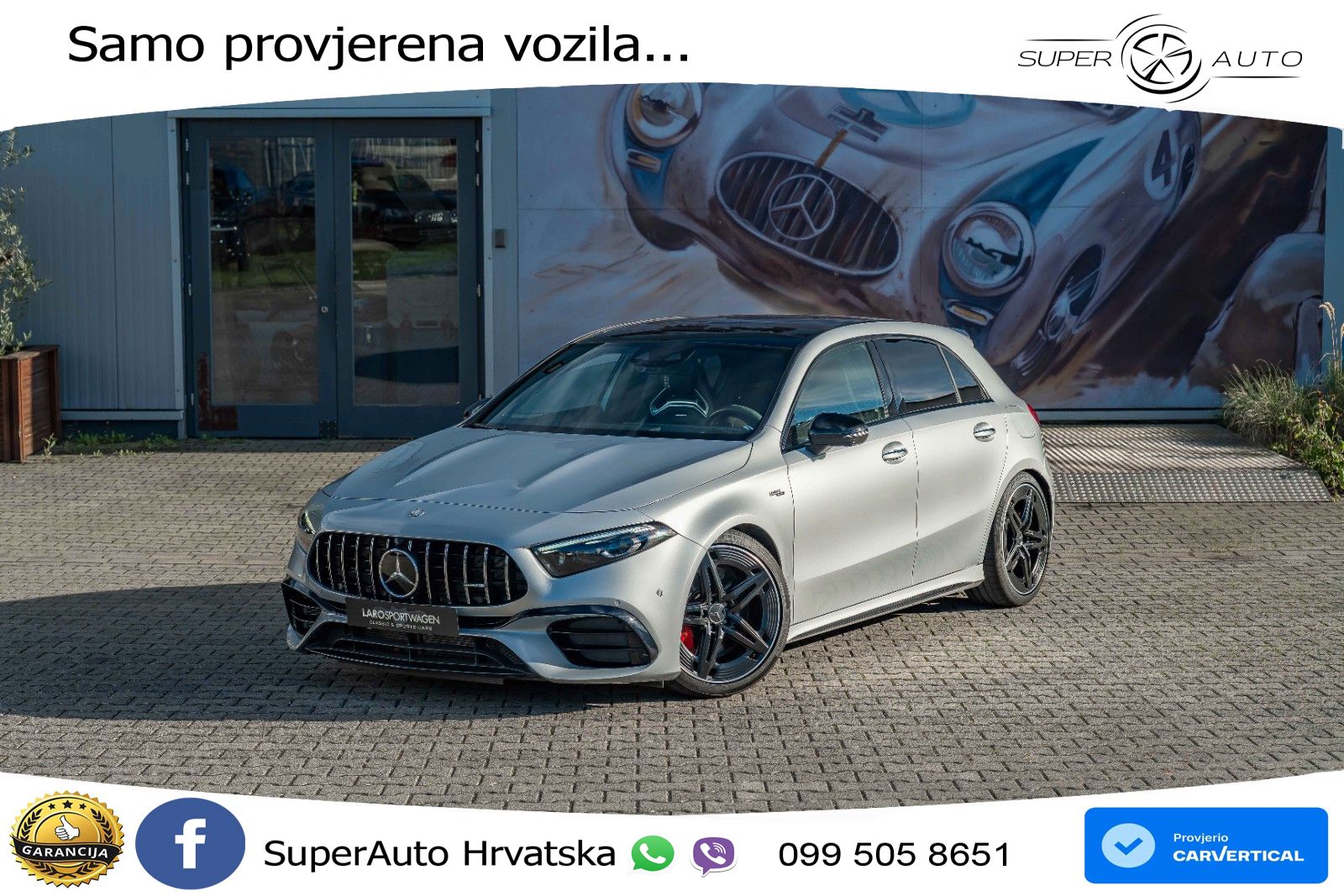 Mercedes-Benz AMG A 45 S 4MATIC+ AMG SPEEDSHIFT DCT 8G ACC+HEAD+GR SJED+360+PANO
